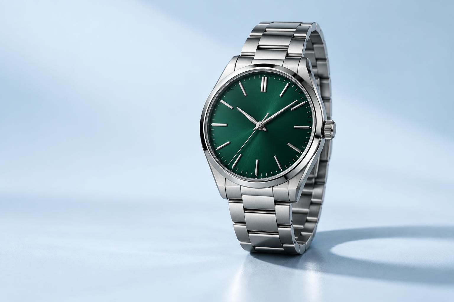 Illustrative heritage watch product photography